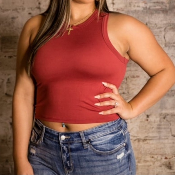 NWT Phierce Fashions brand crop Brami size 1x - Picture 1 of 5